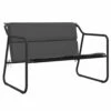 VIDAXL Banc De Jardin à 2 Places Avec Coussin Anthracite Acier 2 VIDAXL Banc De Jardin à 2 Places Avec Coussin Anthracite Acier -Le Coin Detente Boutique 648c91b9676e95.23036777