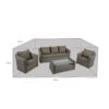 Housse De Protection Salon De Jardin Imperméable Et Résistante Aux Uv En Polyester Bleu Marine - Mobilier De Jardin - 200x200x100cm -Le Coin Detente Boutique 649090b79c91d1.95242686