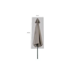 Housse De Protection Parasol Droit Jardin Imperméable Et Résistante Aux Uv En Polyester Bleu Marine - Mobilier De Jardin - 51x193cm