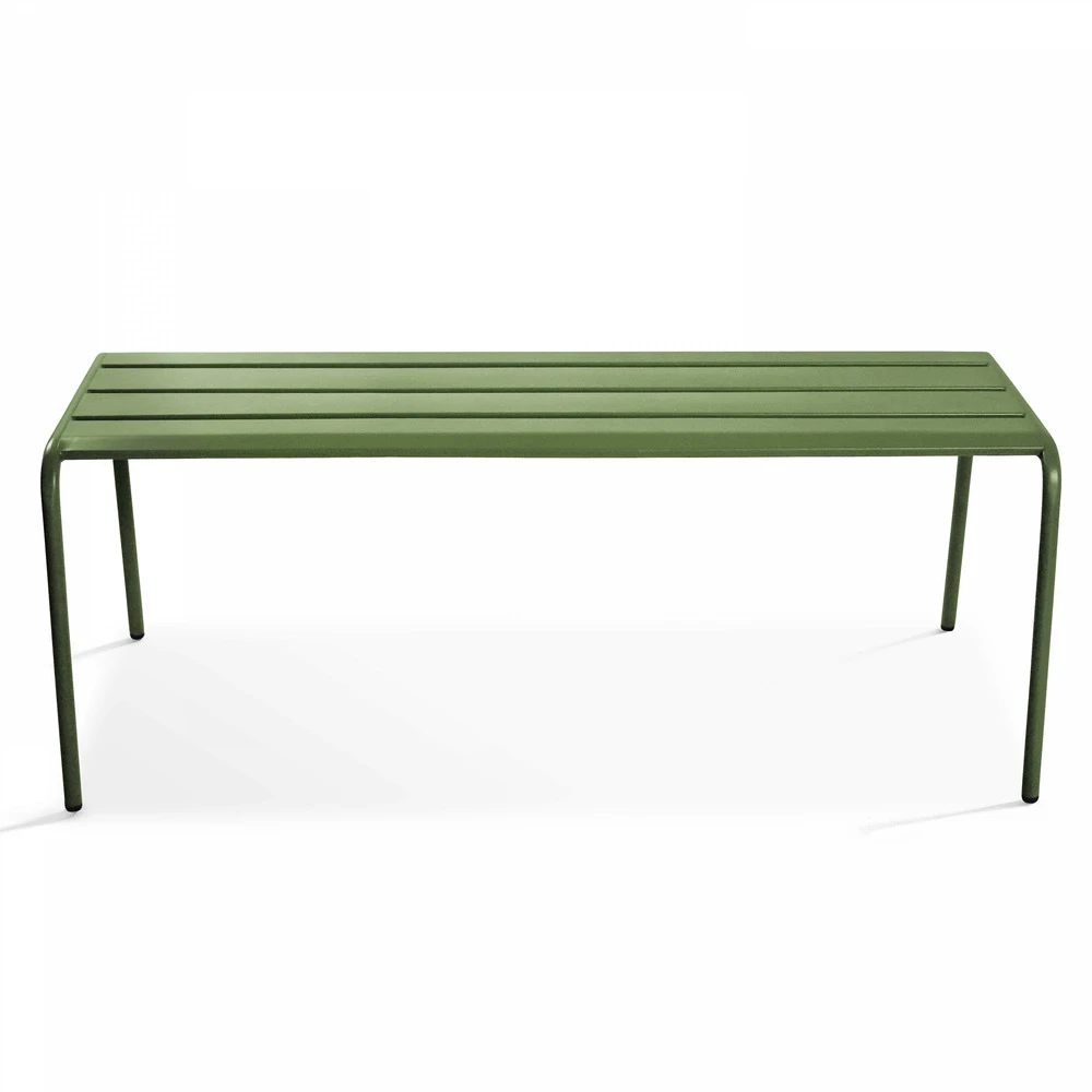 Banc De Jardin En Acier Vert Cactus 4 Banc De Jardin En Acier Vert Cactus – Image 2