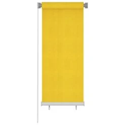 VIDAXL Store Roulant D'extérieur 60x140 Cm Jaune Pehd