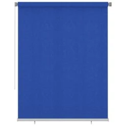VIDAXL Store Roulant D'extérieur 180x230 Cm Bleu Pehd