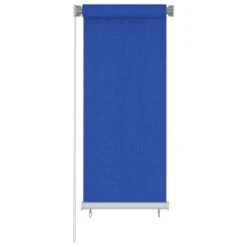 VIDAXL Store Roulant D'extérieur 60x140 Cm Bleu Pehd