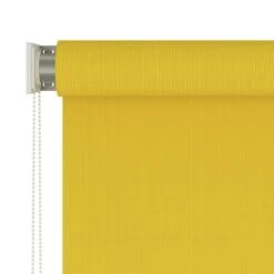 VIDAXL Store Roulant D'extérieur 220x140 Cm Jaune -Le Coin Detente Boutique 6494b678cd4591.23598508