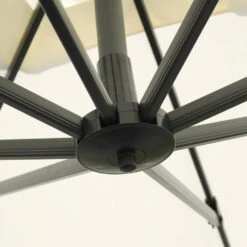 Parasol Déporté 3x3m Et 4 Dalles Lestées Aluminium Blanc 9 Parasol Déporté 3x3m Et 4 Dalles Lestées Aluminium Blanc -Le Coin Detente Boutique 6496c97757fff3.67954762