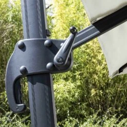 Parasol Déporté 3x3m Et 4 Dalles Lestées Aluminium Blanc 8 Parasol Déporté 3x3m Et 4 Dalles Lestées Aluminium Blanc -Le Coin Detente Boutique 6496c97778b860.38038597