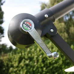 Parasol Déporté 3x3m Et 4 Dalles à Lestées Aluminium Vert -Le Coin Detente Boutique 692ed631620a9ef5