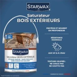 Saturateur En Phase Aqueuse Pour Bois Coloris Teck 2,5L -Le Coin Detente Boutique 696644 002