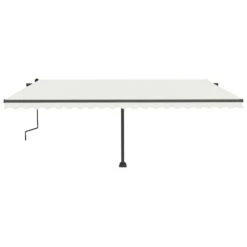 VIDAXL Auvent Manuel Rétractable Avec Led 500x350 Cm Crème 12 VIDAXL Auvent Manuel Rétractable Avec Led 500x350 Cm Crème -Le Coin Detente Boutique 7716f1a0c4326779
