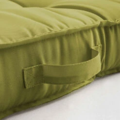 Coussin De Sol Ou D'assise Matelassé Polyester Vert 120 X 80 X 12cm -Le Coin Detente Boutique 7bb7dfc3fee3d342