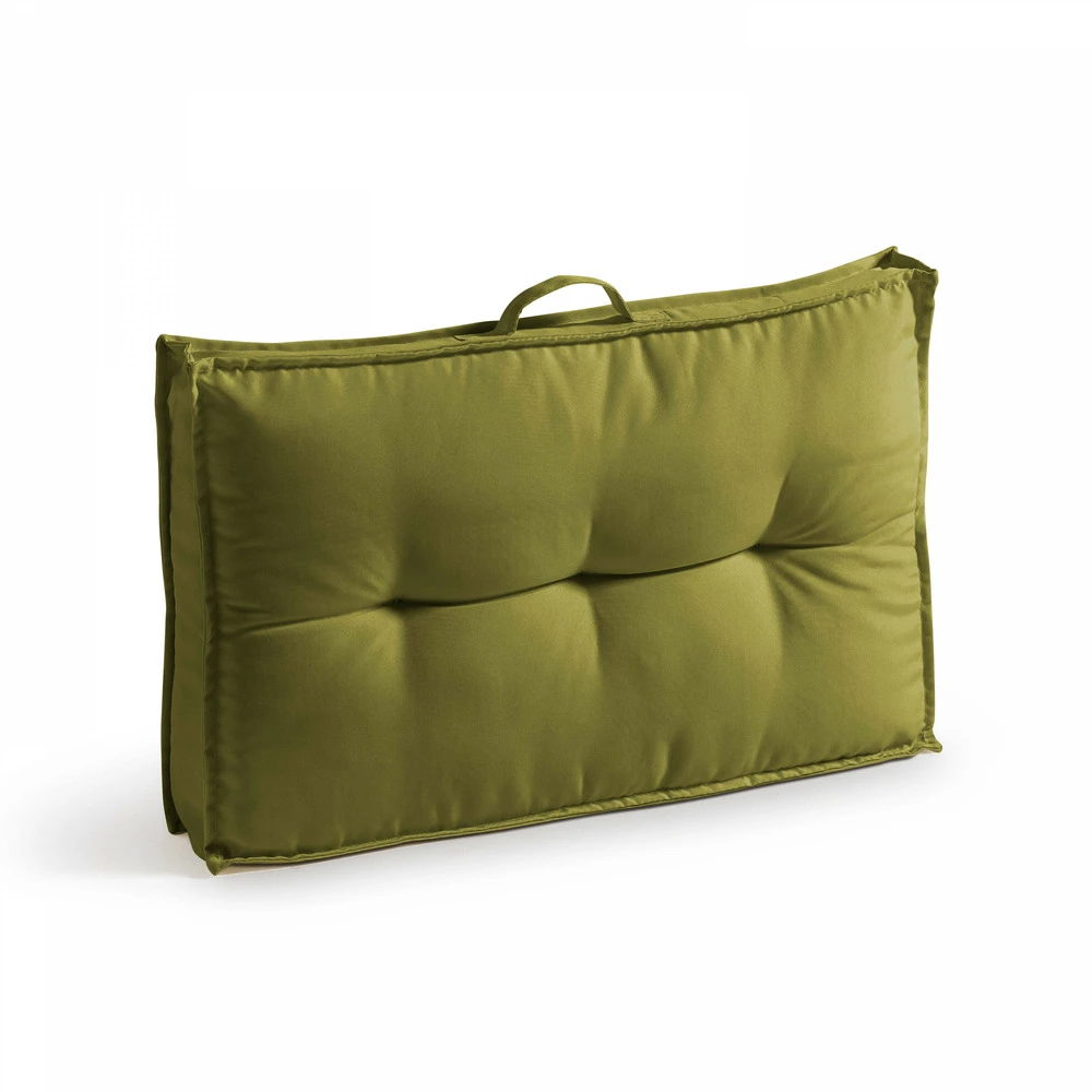 Coussin Palette Dossier Polyester Kaki 60 X 40 X 12 Cm 3 Coussin Palette Dossier Polyester Kaki 60 X 40 X 12 Cm