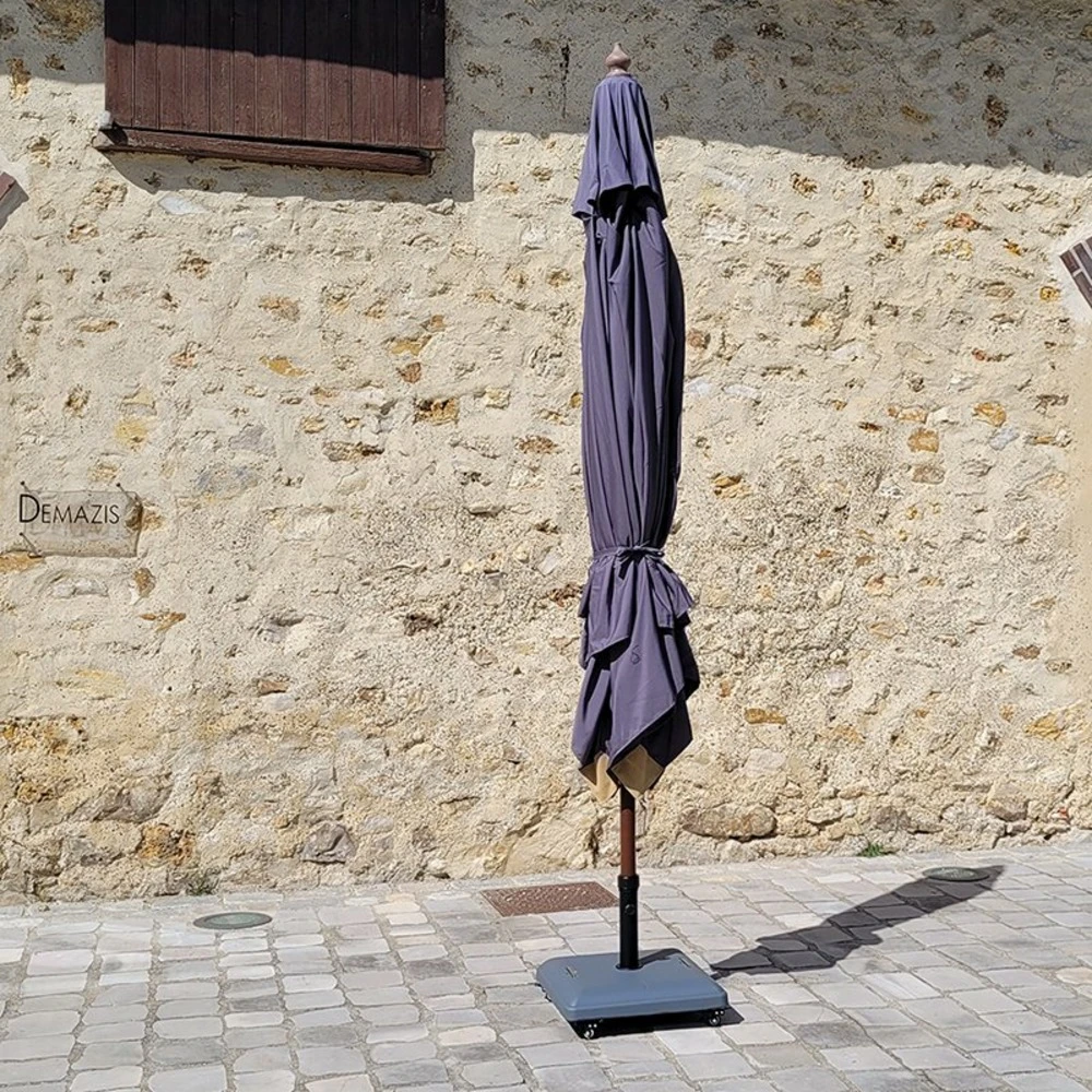 Parasol Droit 3x3 M Gris Pegasia 7 Parasol Droit 3x3 M Gris Pegasia – Image 5