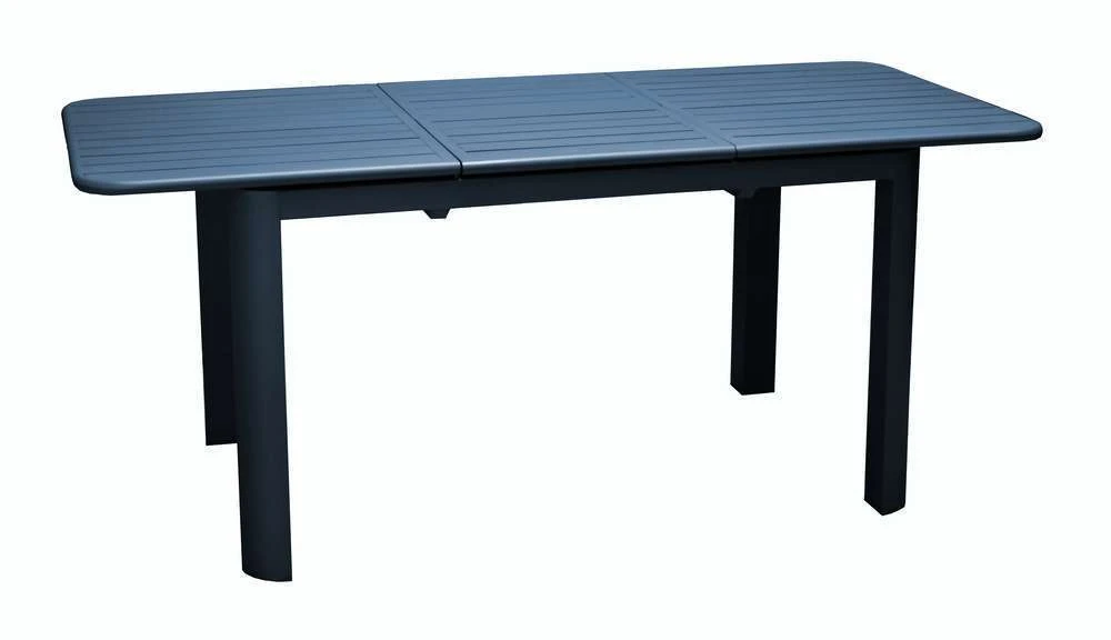 Table Rectangle Extensible Eos En Aluminium Bleue L.130x L.80.H.74cm 4 Table Rectangle Extensible Eos En Aluminium Bleue L.130x L.80.H.74cm – Image 2