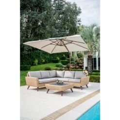 Canapé D’angle 5 Places RIVIERA En Polyrotin Miel/gris - 89x145x75 Cm 15 Canapé D’angle 5 Places RIVIERA En Polyrotin Miel/gris - 89x145x75 Cm -Le Coin Detente Boutique 954115 2107179