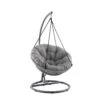 Fauteuil De Jardin Œuf CÉLESTE En Acier Gris - H.196 Cm, D.105 Cm -Le Coin Detente Boutique 954149 001