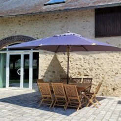 Parasol Droit 4x3 M Gris Pegasia -Le Coin Detente Boutique ad5d36ba864bfef9