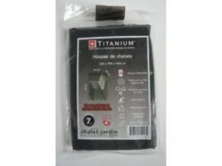 Housse De Protection Pour Pile De Chaises 94 X 94 X 69 Cm - Noir -Le Coin Detente Boutique b4df7f3c29c8c943