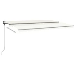 VIDAXL Auvent Manuel Rétractable Avec Led 500x350 Cm Crème 14 VIDAXL Auvent Manuel Rétractable Avec Led 500x350 Cm Crème -Le Coin Detente Boutique e9a14681cac012aa