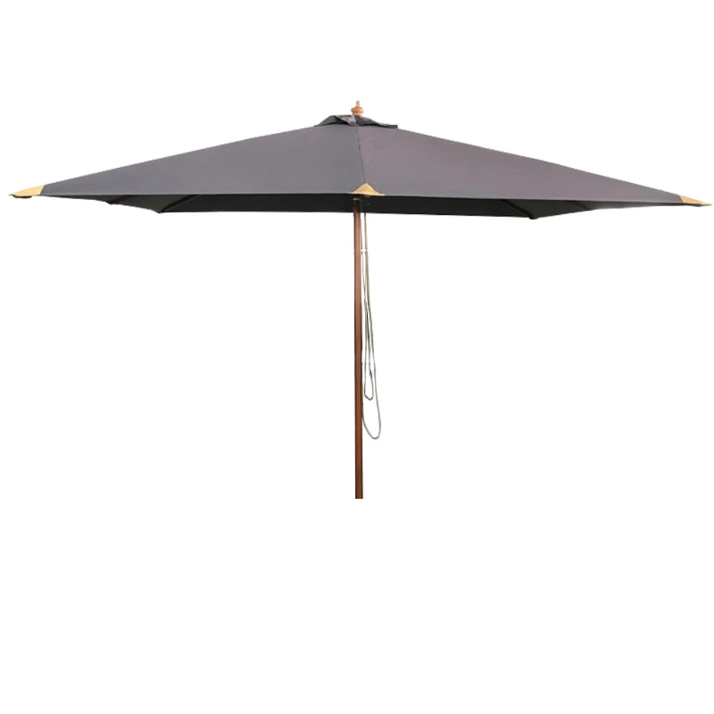 Parasol Droit 3x3 M Gris Pegasia 4 Parasol Droit 3x3 M Gris Pegasia – Image 2